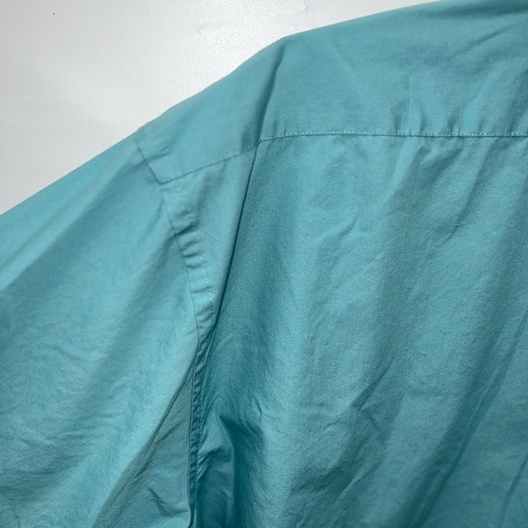 Chereskin Shirt Mens Extra Large Blue Long Sleeve Cotton Blend Single Needle - Picture 11 of 15